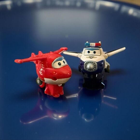 Super Wings Transform-a-Bots Plastic Airplane Jett Paul Grand Albert Bello A2 - Picture 2 of 8